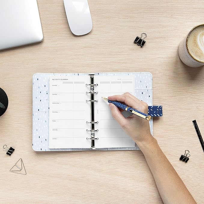 Filofax Lifestyle Refill, Personal Size, Organizer Refill, White Paper, Activity Planner, 56 Sheets (B132847)
