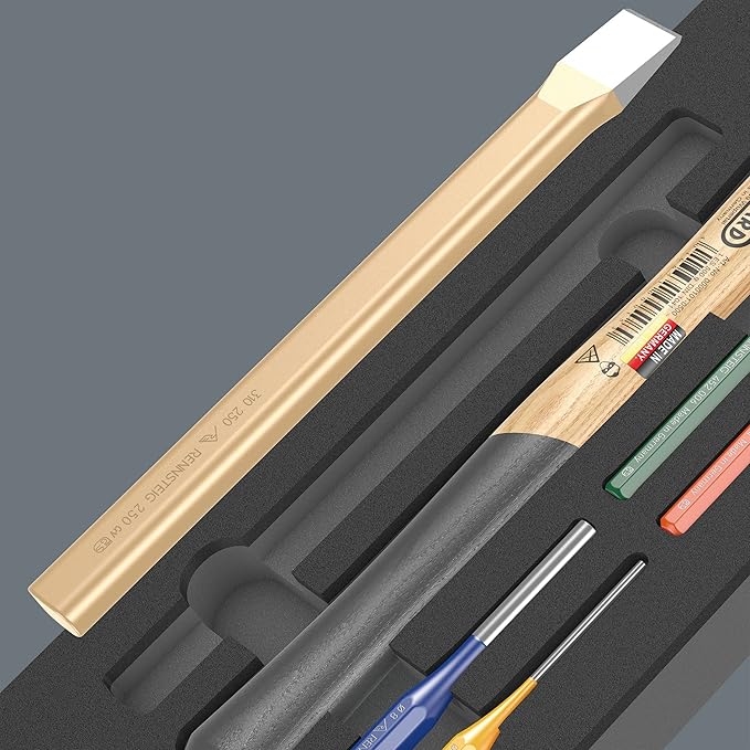 Wera 05150182001 9782 Foam Insert Hammer Set 1, 6 Pieces