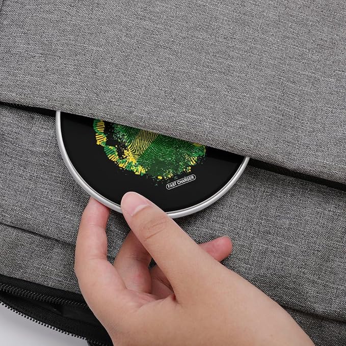 It's in My DNN Jamaican Flag Wireless Charger SlimWireless Charging Pad Anti-Slip Charger Mat for Men Women