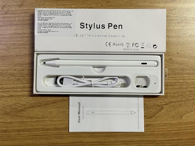 Stylus Pen for iPad (2026-2018) with Fast Charge Palm RejectionFOJOJO Active Pencil for iPad10/9/8/7/6th11th A16Pro 11/13 M4Air 11/13 M2/M3/M4Pro12.9Air 5/4/3rdMini 7/6/5