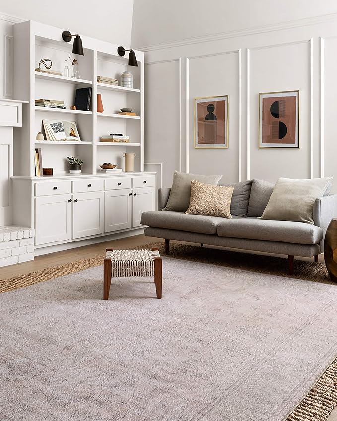 Loloi Loren Collection LQ-12 Sand 8'-4" x 11'-6" Area Rug