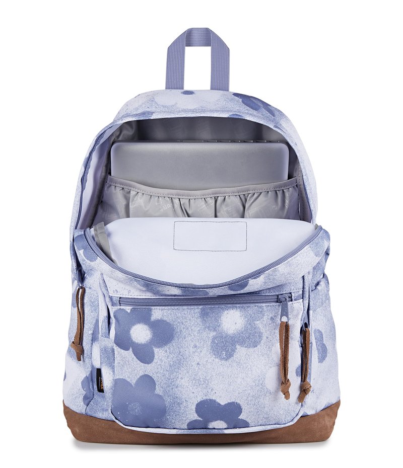 JanSport Right Pack Backpack - Durable Daypack with Padded 15" Laptop Sleeve, Spacious Main Compartment & Integrated Water Bottle Pocket, Graffitied