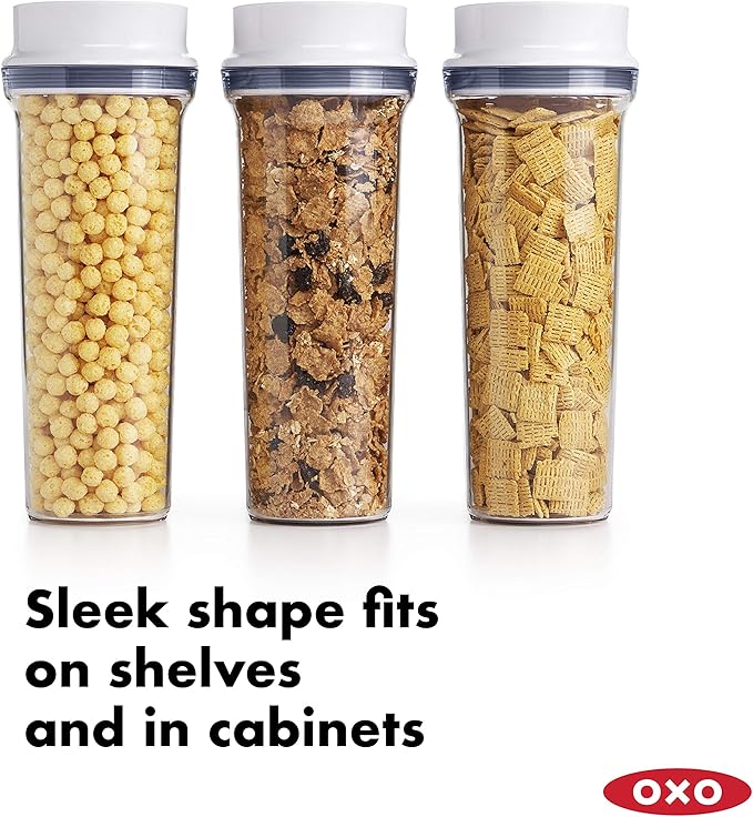 OXO Good Grips Airtight POP Small Cereal Dispenser (2.5 Qt),2.5qt,2.5 Qt - Granola