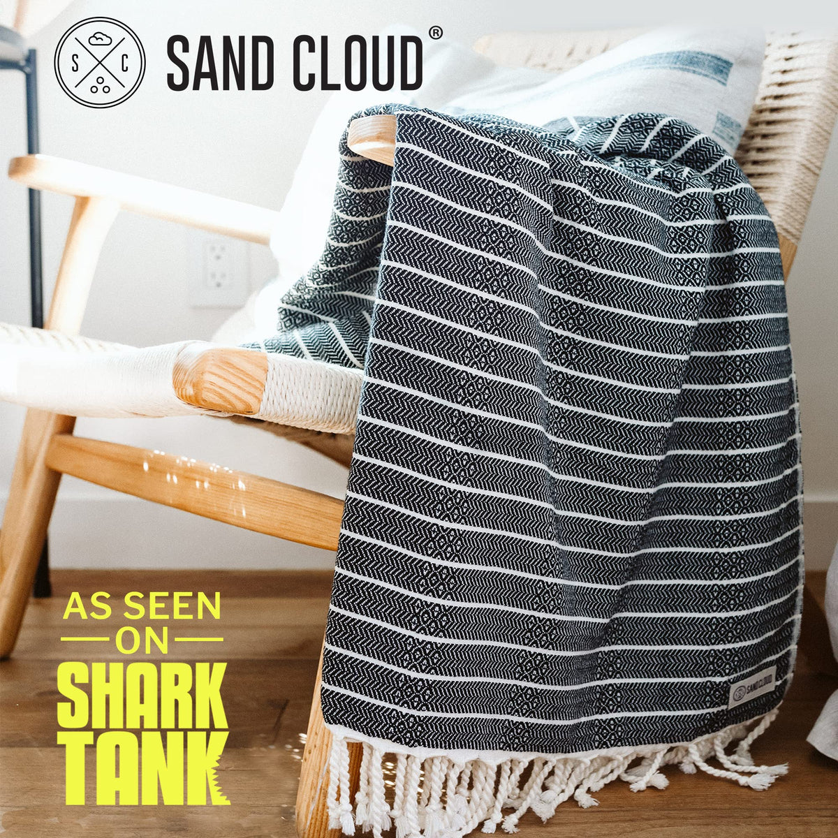 Sand Cloud Turkish Beach Towel - Sand Resistant & Quick Dry Towel - 2 Pack