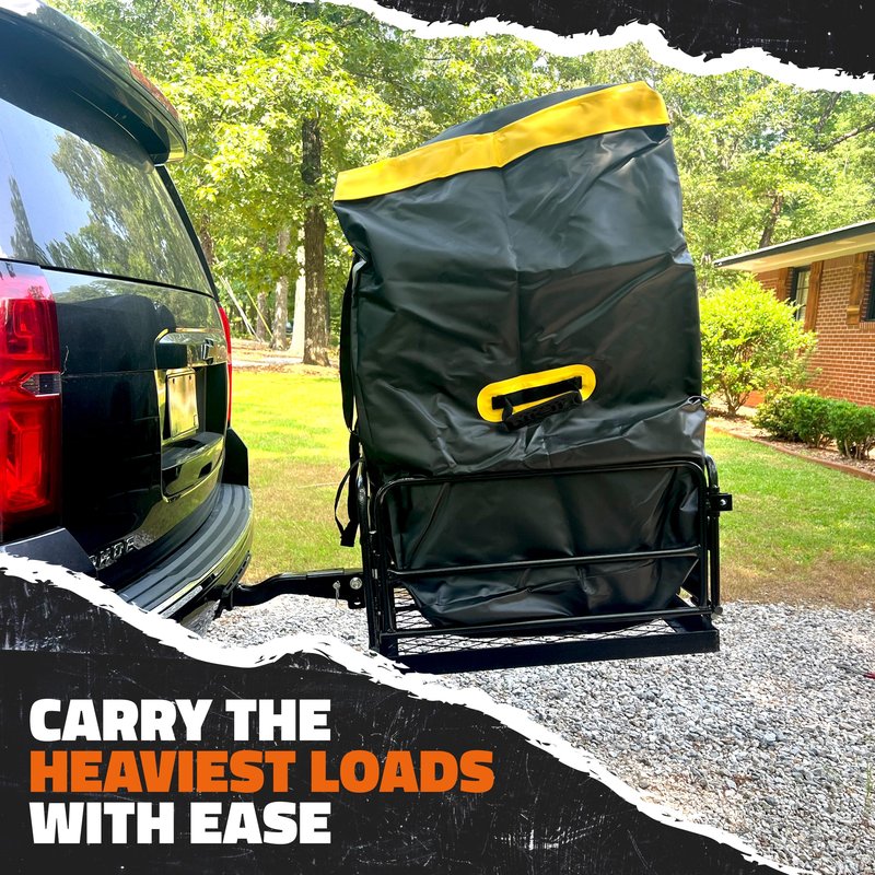 Mockins 30 Cu Ft Trailer Hitch Cargo Carrier Bag for Road Trips & Camping