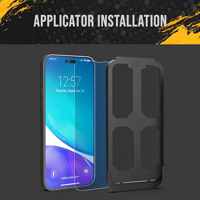 magglass Blue-Light Screen Protector Compatible with iPhone 14 Pro - Tempered Glass Bluelight Filter (Easy Applicator Included)