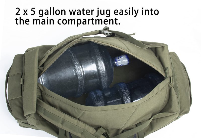 Backferry Large Military Duffle Bag Backpack Tactical Field Gear Equipment Duffel Bag Army Deployment Bag 85L