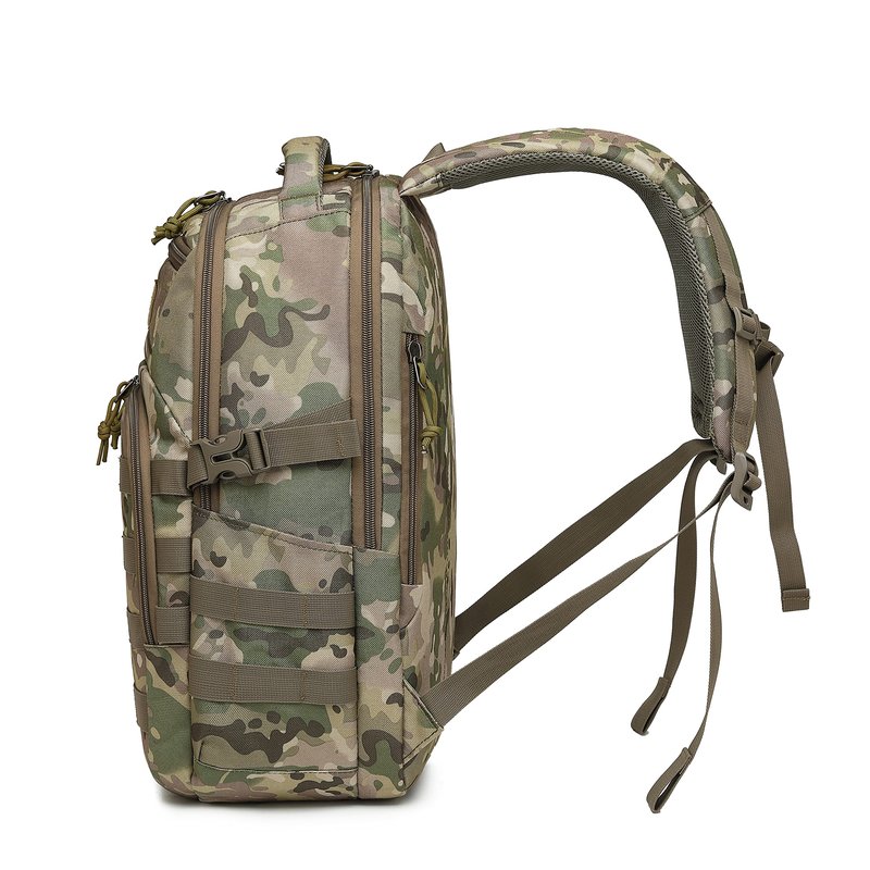 Wotony Military tactical backpack, backpack for men black small tactical assault bag (Cp, 18.5 inch)