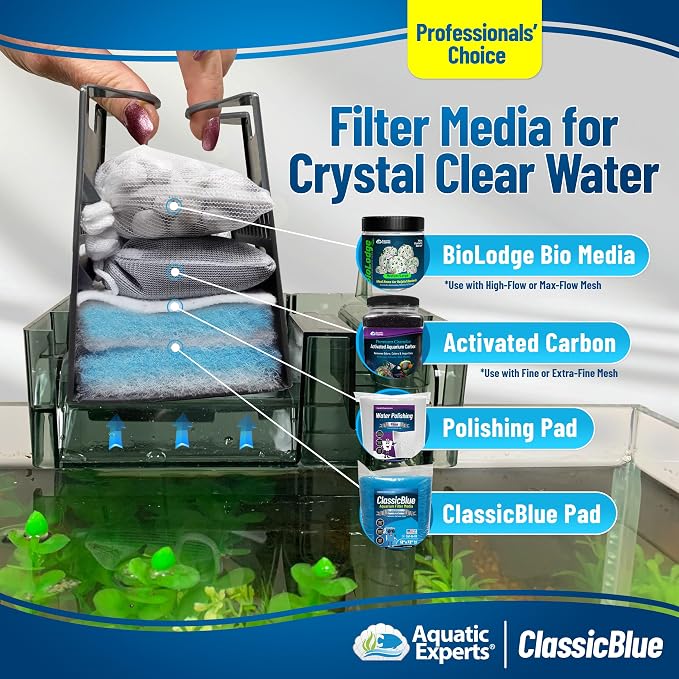 Aquatic Experts Classic Bonded Aquarium Filter Pad -18 Inches by 12 Feet by .75