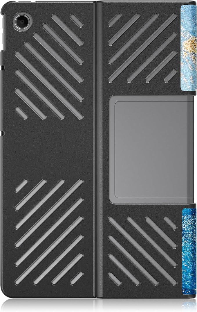 Case Compatible with Lenovo Tab Plus Tablet 2024 Folio Case for Lenovo Tab Plus 11.5 inch (TB351FU) Hard Shell Smart CoverBlack