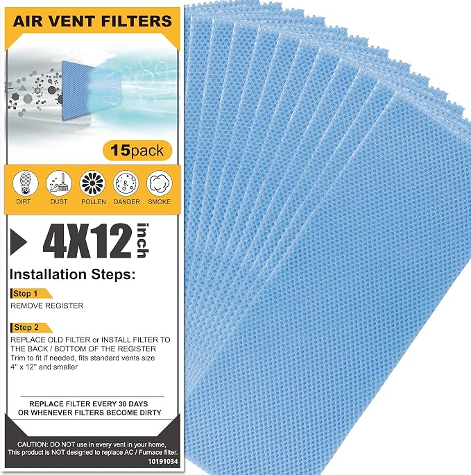 GCGOODS Reusable & Washable Air Vent Filters, 3 Layers