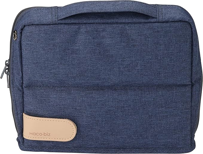KOKUYO Pencil Case Pouch, Haco-Biz Standing Pen Pouch Bag, Foldable Stand up Pencil Holder Organizer, Large Capacity Portable Pencil Box for School Office Supplies