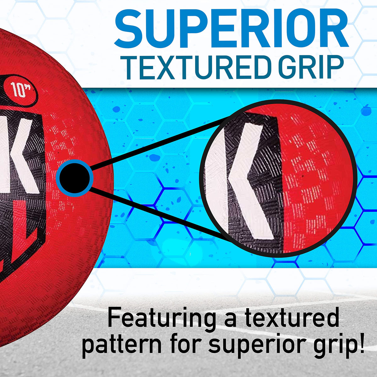 Franklin Sports Rubber Kickball, 10"