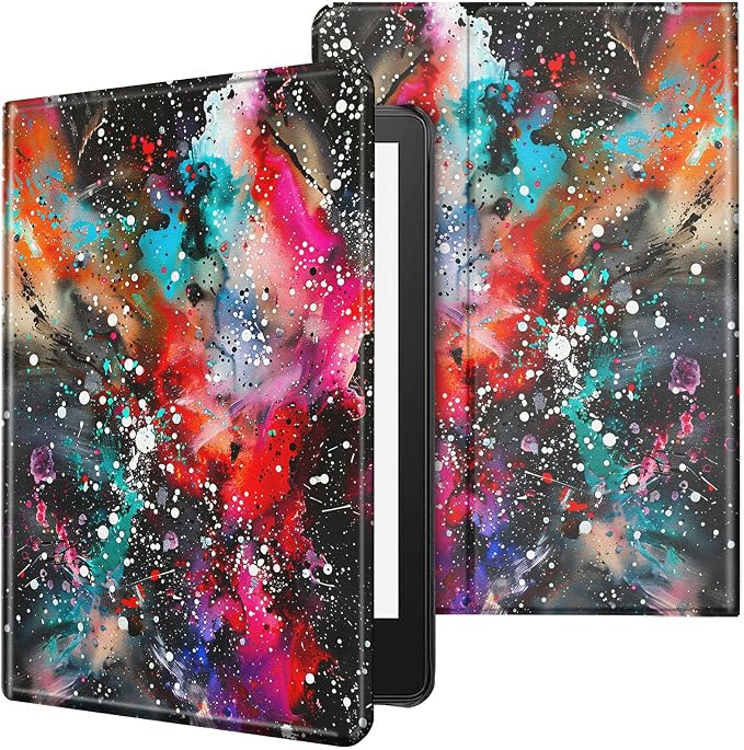 Case for All-New Kindle Paperwhite 12th Generation 7 inch 2024 &amp Kindle Colorsoft Signature Edition 2024 Lightweight Protective PU Leather Smart Stand Cover with Auto Wake Sleep - a Beautiful Gala