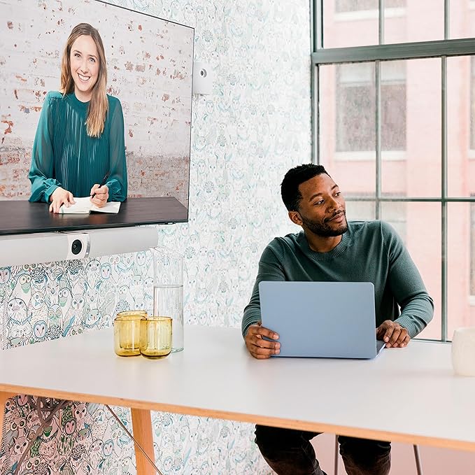 Owl Bar Video Conferencing Device — 4K Video Conferencing Bar with Active Speaker Focus (Add a Meeting Owl 3 or Pro for 360-Degree Coverage and Automatic Camera Switching)