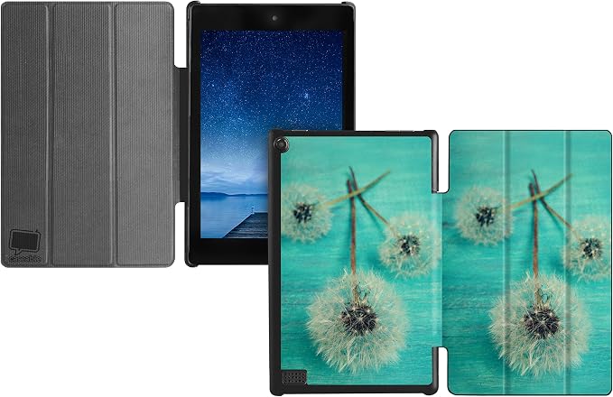 caseable Fire Tablet Cover with Blossom Bird Design