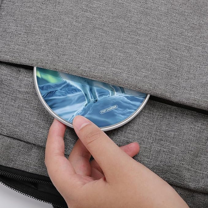 Foxes Winter Wildlife Wireless Charger Portable Charging Pad | LightweightAll Smartphone
