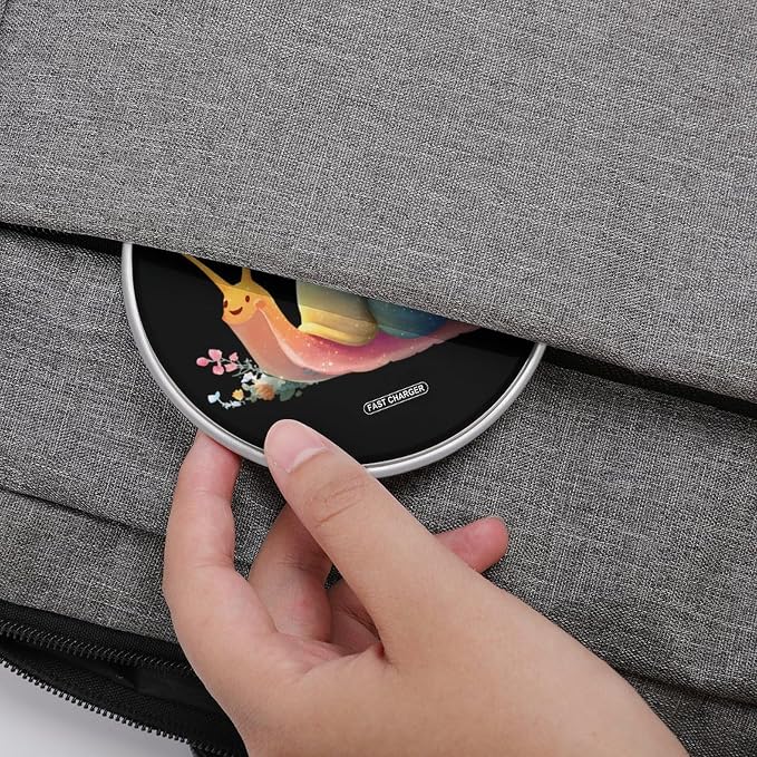 Rainbow Snail Wireless Charger Portable Charging Pad | LightweightAll Smartphone