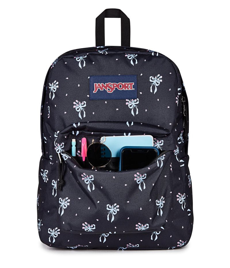 JanSport SuperBreak One Backpack - Durable, Lightweight Bag with 1 Main Compartment, Front Utility Pocket with Built-in Organizer, Premium Backpack, Pastel Petals