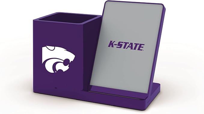 SOAR NCAA Unisex Cell Phone Wireless Charging Stand and Desktop Organizer