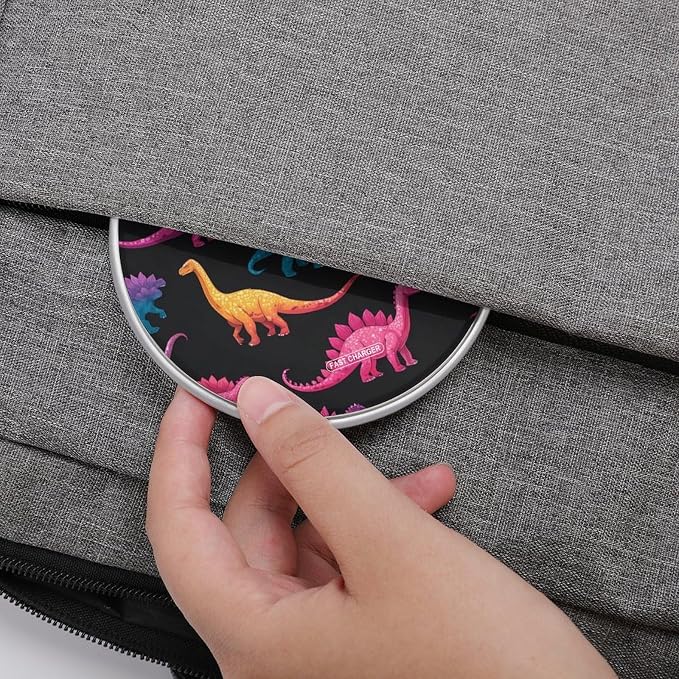 Dino Print Wireless Charger SlimWireless Charging Pad Anti-Slip Charger Mat for Men Women