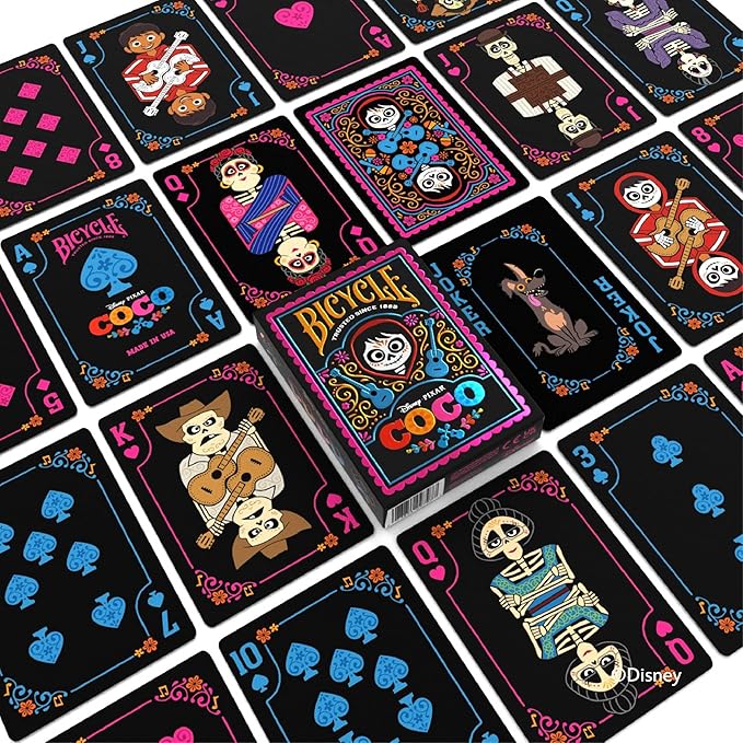 Bicycle Disney Coco Collectible Standard 52 Deck of Cards, Poker Size, Gifts, Family & Kids Card Game Night
