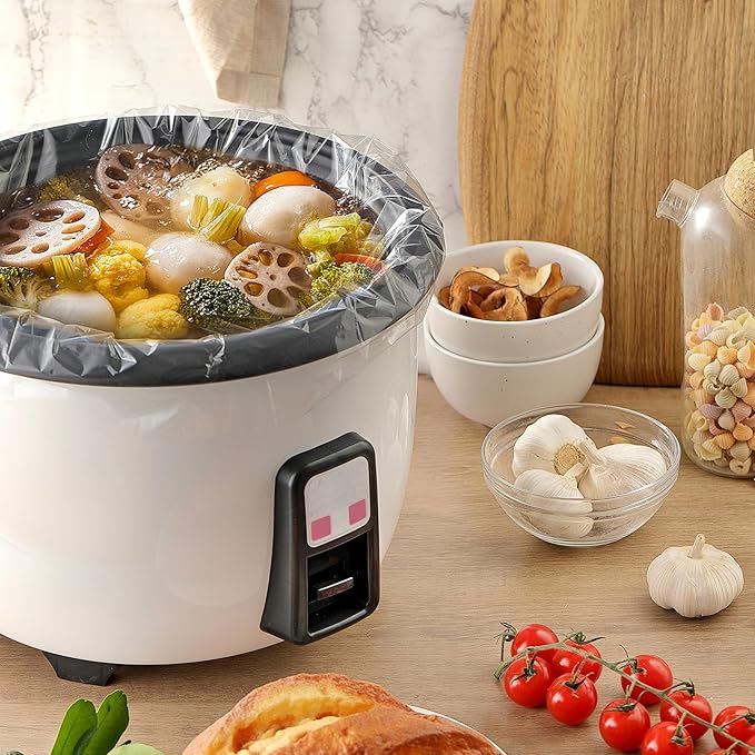 20 Pack Slow Cooker Liners for Crock Pot, Fits 3-8 Quarts (13"x 21")
