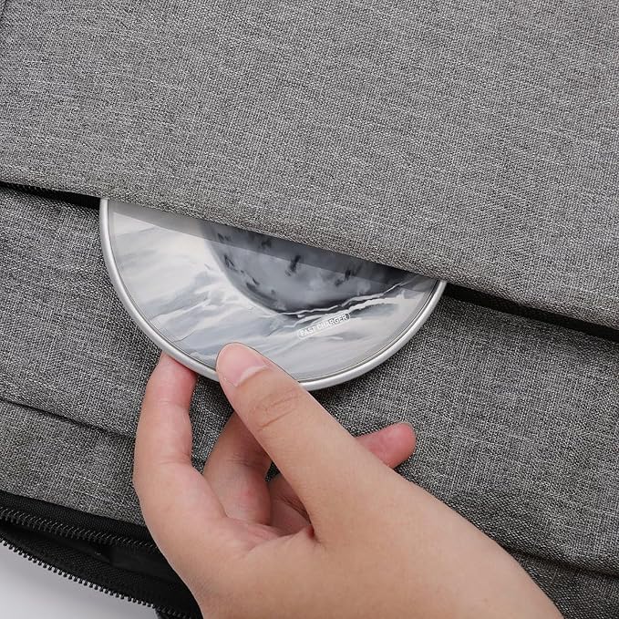 Harp Seal Painting Wireless Charger Aluminum Alloy Frame 10W Fast Charging Pad with Indicator Light 6mm Thin &amp Portable Wireless Charging Pad for Travel Home Office Desk