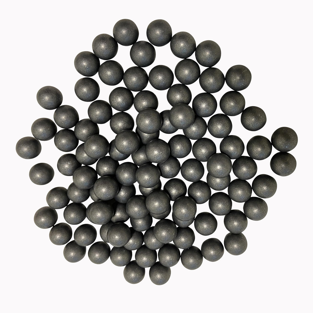 Alien Play 43 Caliber Aluminum Balls 100 X .43 Cal Self Defense Alu Ammo 1.8 Grams Solid Balls for Training and Target Practice Fit for PPQ G17 (Metallic Grey, Aluminum)