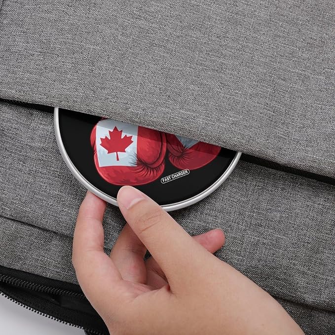 Canada Boxing Gloves Wireless Charger Portable Charging Pad | LightweightAll Smartphone