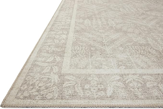 Loloi Rifle Paper Co. Maison Collection MAO-02 Bough Natural 7'-6" x 9'-6", .19" Pile Height, Area Rug