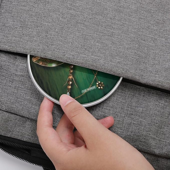 Jewel Dragonfly Wireless Charger Fast Charging Pad | Anti-Slip Qi Certified Wireless Charging Pad for All Phones with Wireless Charging Function for Home Office Travel