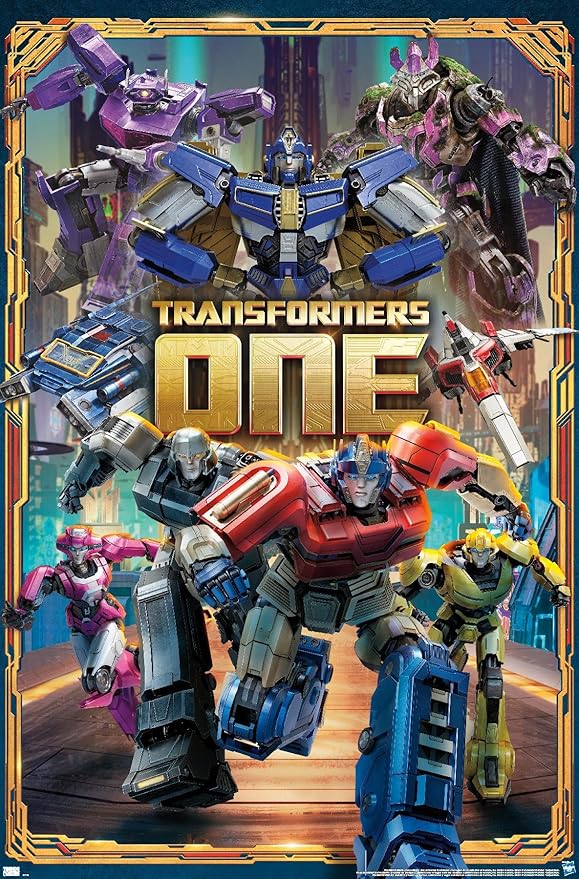 Hasbro Transformers: One - Group Wall Poster, 34L" x 22.4W", Unframed Version