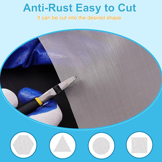 4 Pcs 13x9 40 Mesh 304 Stainless Steel Wire Mesh Sheet, Rustproof Metal Mesh