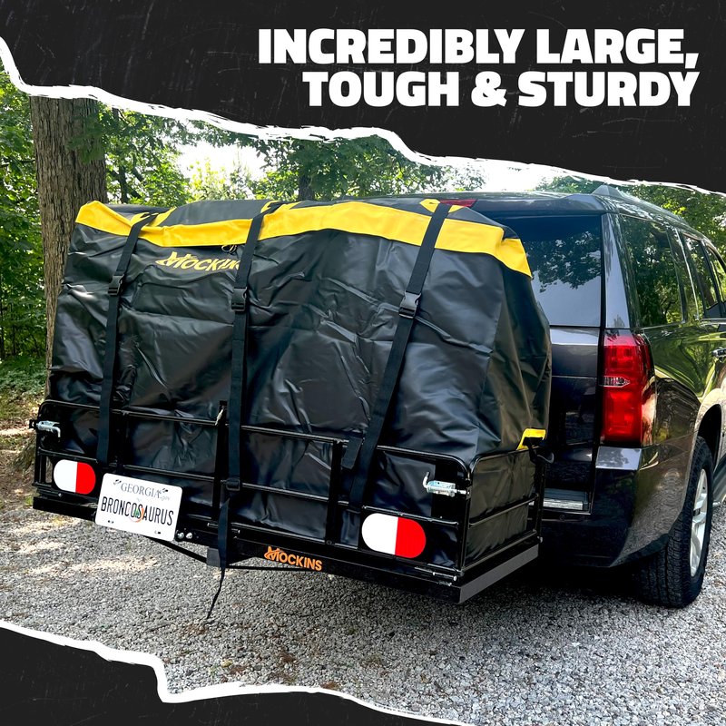 Mockins 30 Cu Ft Trailer Hitch Cargo Carrier Bag for Road Trips & Camping