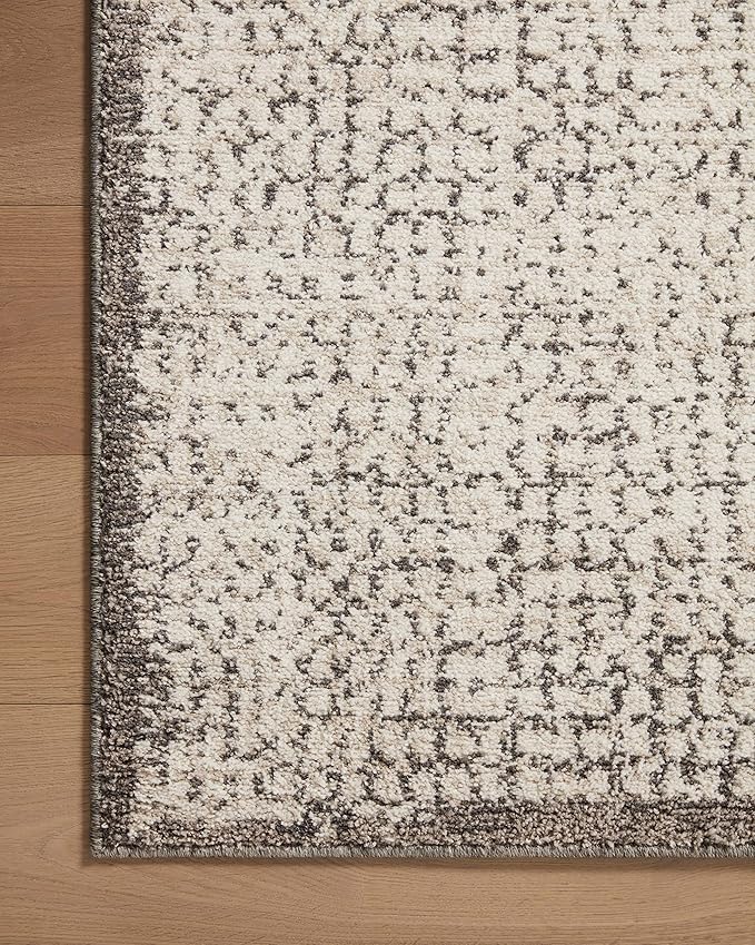 Loloi Darby Collection DAR-04 Ivory/Stone 2'-7" x 10'-0" Runner Rug