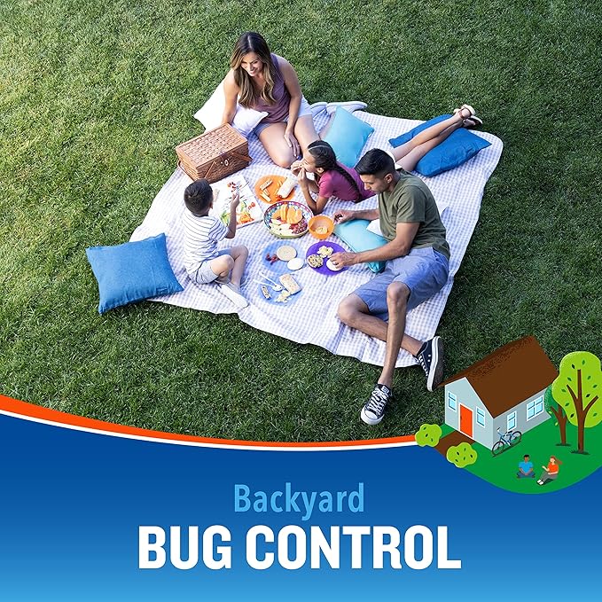 Cutter Backyard Bug Control Spray Concentrate (2 Pack), Kills Mosquitoes, Fleas & Listed Ants, 32 fl Ounce