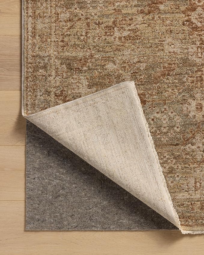 Loloi Magnolia Home by Joanna Gaines Junie Collection JUE-03 Spice/Multi 2'-7" x 8'-0", .38 Pile Height, Runner Rug