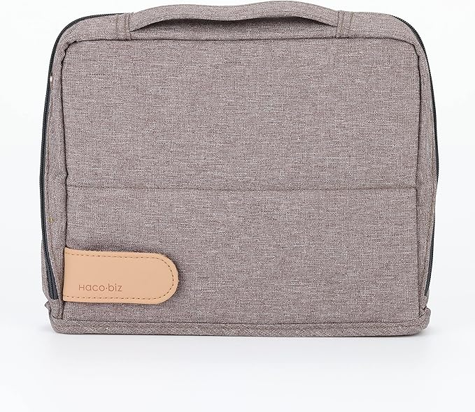 KOKUYO Pencil Case Pouch, Haco-Biz Standing Pen Pouch Bag, Foldable Stand up Pencil Holder Organizer, Large Capacity Portable Pencil Box for School Office Supplies