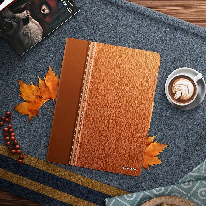 Case for iPad (A16) 11th Gen 11-inch iPad 10th Gen 10.9-inch | with Pencil Holder PU Leather Protective Cover Auto Sleep/Wake Multi-Angle Viewing/Typing Stand Magnetic Closure Beige