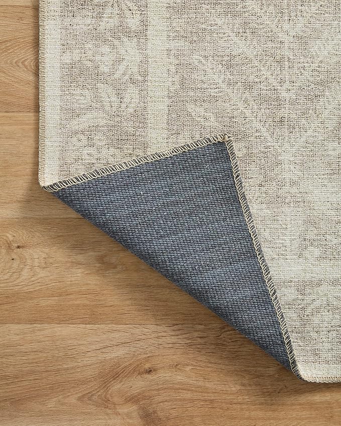 Loloi Rifle Paper Co. Maison Collection MAO-02 Bough Natural 7'-6" x 9'-6", .19" Pile Height, Area Rug