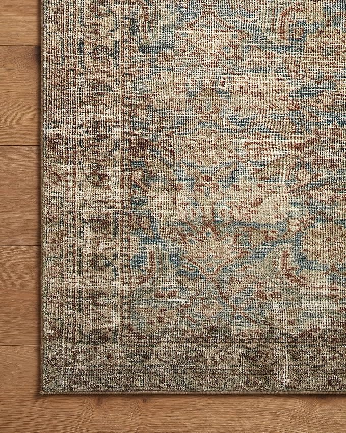 Loloi Amber Lewis Morgan Collection MOG-04 Sea/Sage 2'-3" x 11'-6" 38" Thick Runner Rug feat. CloudPile, Neutral, Room Décor, Vintage Inspired, Livingroom, Bedroom, Dining Area