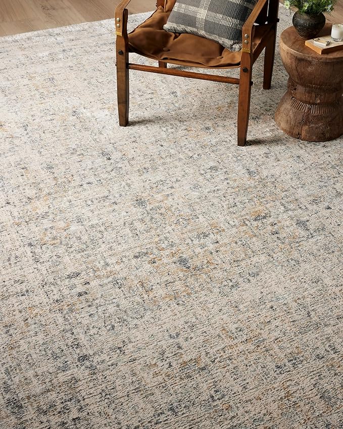 Loloi Amber Lewis Alie Collection ALE-02 Sand/Sky 7'-10'' x 10', .13'' Pile Height, Area Rug