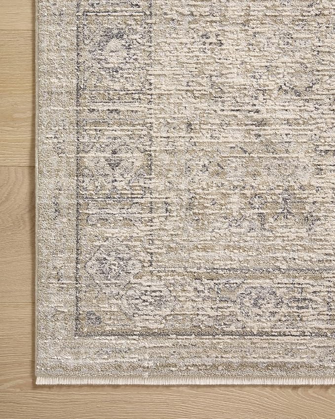 Loloi Amber Lewis Alie Collection ALE-03 Taupe/Dove 2'-3'' x 3'-10'', .13'' Pile Height, Accent Rug