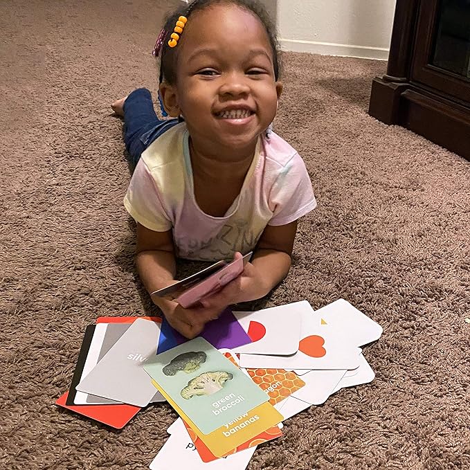 Award-Winning Colors & Shapes Flash Cards for Kids Ages 2-8 – 36 Durable Cards with Real Pictures – Learn Colors, Shapes & Categorization – Preschool, Kindergarten, Homeschool & Classroom