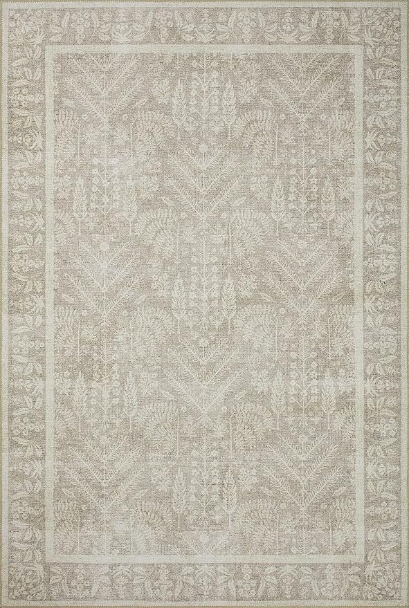 Loloi Rifle Paper Co. Maison Collection MAO-02 Bough Natural 2'-3" x 3'-9", .19" Pile Height, Accent Rug