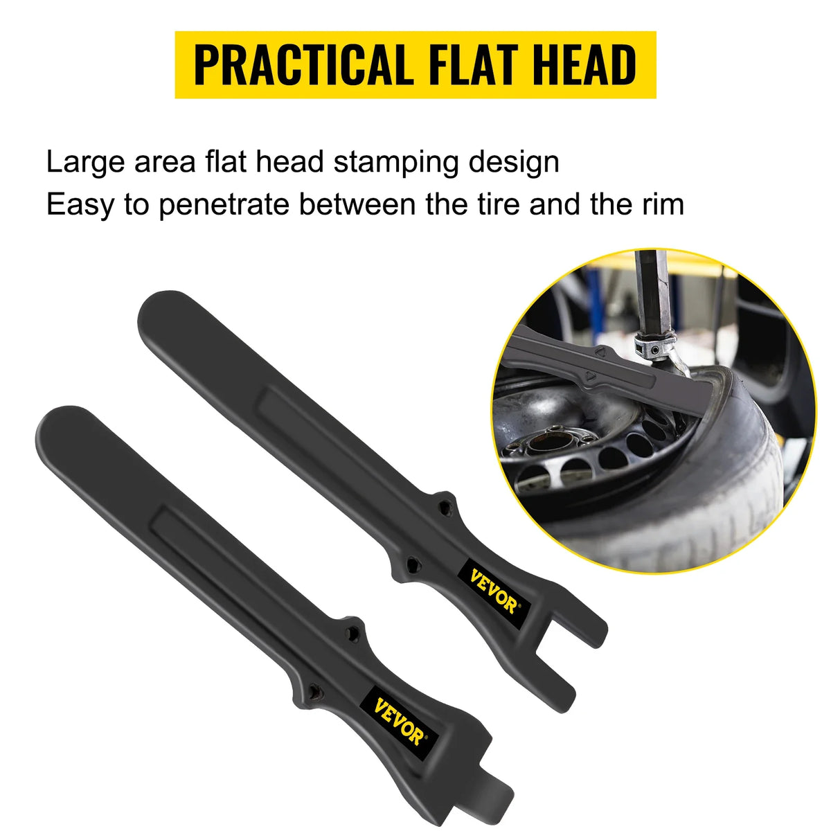 Tire Changing Tool 11" Tire Bead Breaker Tire Changing Spoon Rustproof Motorcycle Tire Spoon Tire Lever For Various Tires