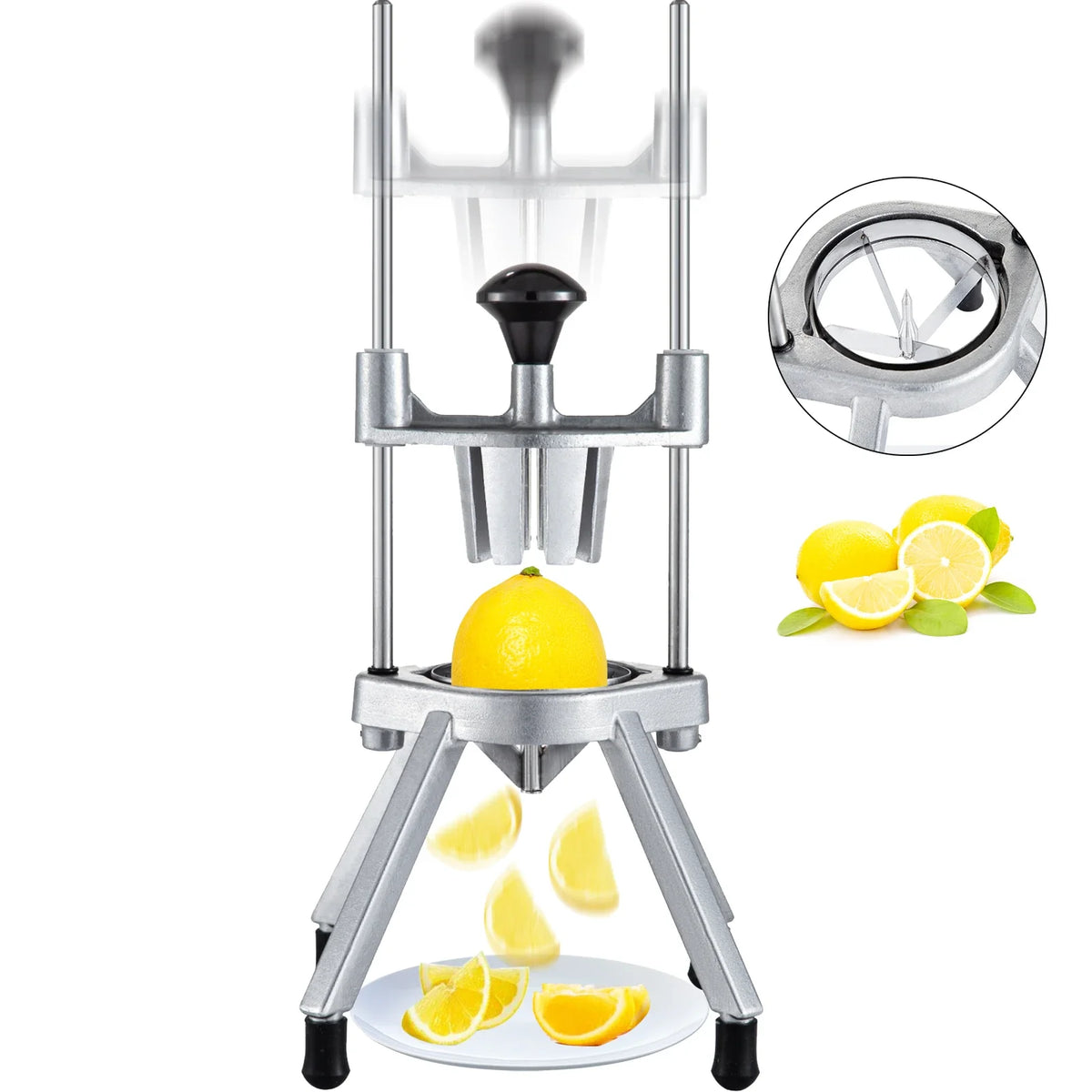 Lemon Wedge Slicer Chopper 4/6/8-Section Commercial Limes Wedger Fruit Vegetable Cutter Home Kitchen Appliance Gadgets