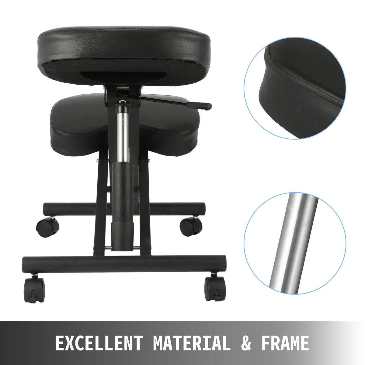 Ergonomic Kneeling Chair Adjustable Kneel Stool Thick Cushion for Balancing Back Body Shaping Home Office Computer Chair