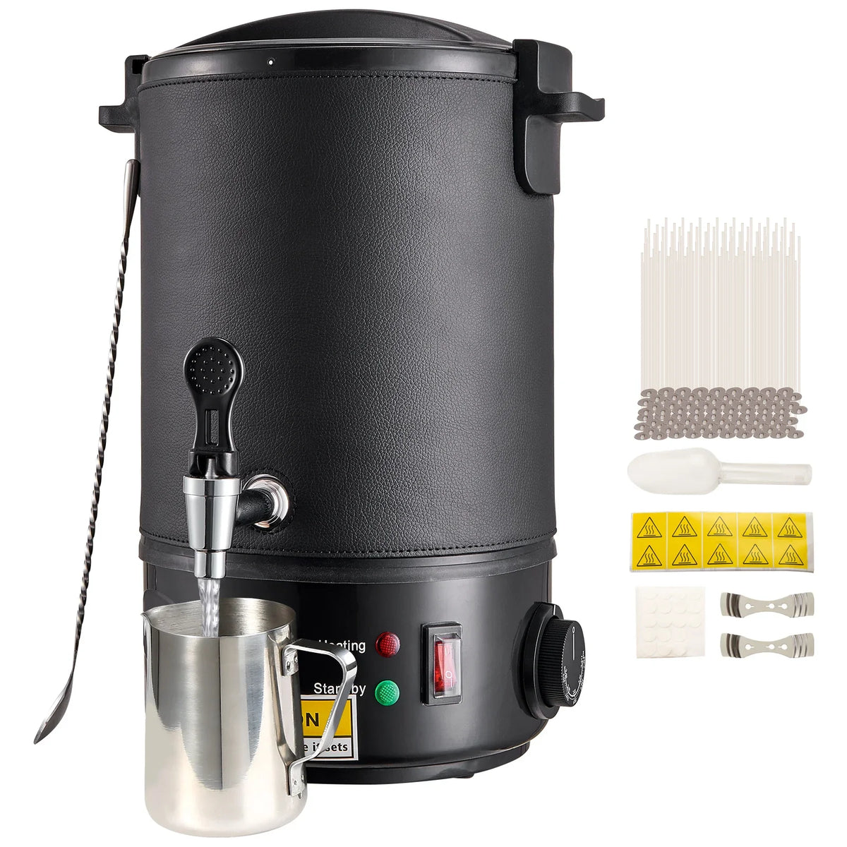 6.5L 10L Wax Melter for Candle Making Large Electric Wax Melting Pot Easy Pour Spout 9-Level Temperature Control